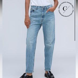 NWT Everlane rigid slouch jean